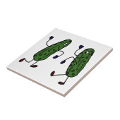 おもしろいな踊りは芸術をピクルスにします タイル (側面)