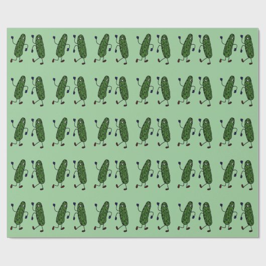 おもしろいな踊りは芸術をピクルスにします ラッピングペーパー (フラット)