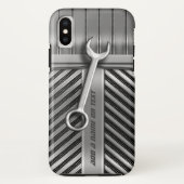 おもしろいな車またはトラックの整備士のスパナー Case-Mate iPhoneケース (裏面)