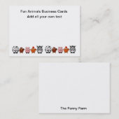 おもしろいな農場の名刺 名刺 (正面/裏面)