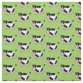 おもしろいな農場の踊り牛 ファブリック (見本)