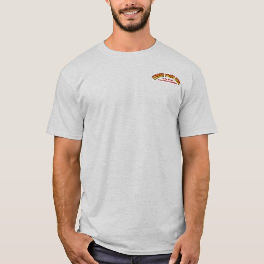 おもしろいな農場BBQの基本的なTシャツ- 2側面 Tシャツ (正面)