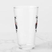 おもしろいな農業の引用文のトラクターのハードワーク タンブラーグラス (左)