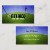 おもしろいな退職の名刺 コーリングカード (正面/裏面)