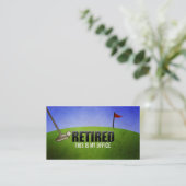 おもしろいな退職の名刺 コーリングカード (スタンド正面)