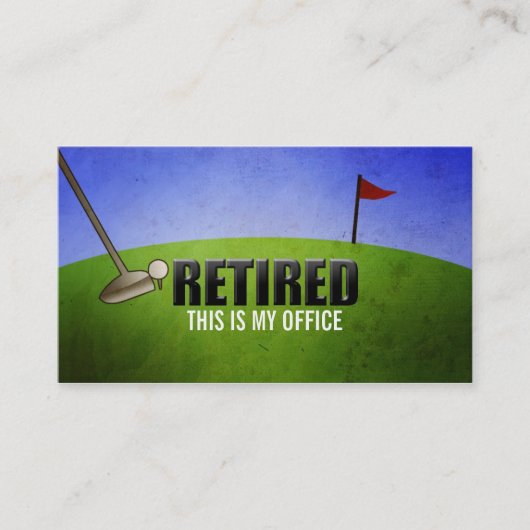 おもしろいな退職の名刺 コーリングカード (正面)