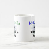 おもしろいな退職のTシャツおよびギフト コーヒーマグカップ (中央)