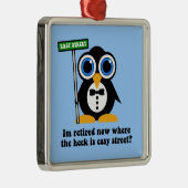 おもしろいな退職 メタルオーナメント (右)