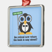 おもしろいな退職 メタルオーナメント (左)