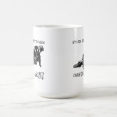 おもしろいな速い土のバイクのモトクロスのマグにいかに乗るか コーヒーマグカップ (中央)