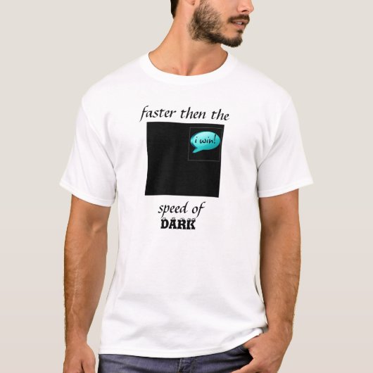 おもしろいな速度のティー Tシャツ (正面)