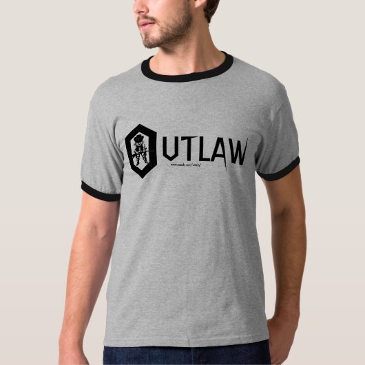 おもしろいな違法のTシャツのデザイン Tシャツ (正面)