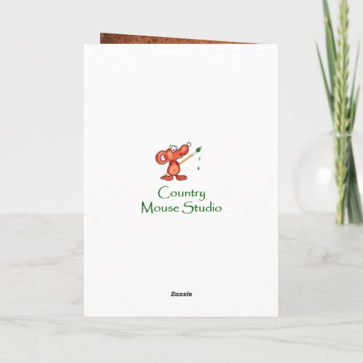 おもしろいな遠ぼえのコヨーテの誕生日 カード (裏面)