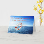 おもしろいな遺伝子給源のライフガードの挨拶状 カード (黄色い花)