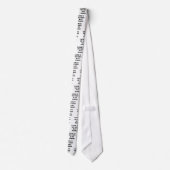 おもしろいな郵便配達員のTシャツおよびギフト ネクタイ (裏面)