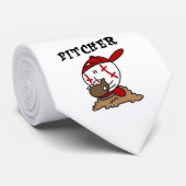 おもしろいな野球の水差しのTシャツおよびギフト ネクタイ (ロール)