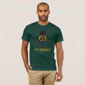 おもしろいな野生の西のカウボーイのTシャツ Tシャツ (正面フル)