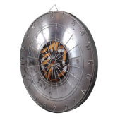 おもしろいな銀製の喫煙者の灰皿の吸いがら ダーツボード (正面右)