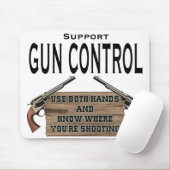 おもしろいな銃砲規制のマウスパッド#1 マウスパッド (マウス)