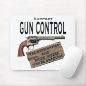 おもしろいな銃砲規制のマウスパッド#2 マウスパッド (マウス)
