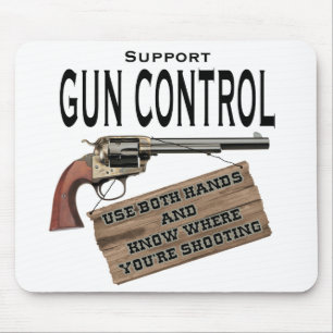 おもしろいな銃砲規制のマウスパッド#2 マウスパッド