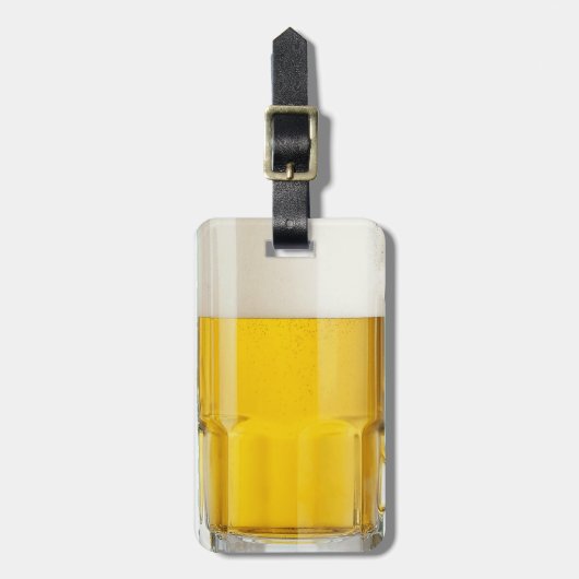 おもしろいな錯覚ビール ラゲッジタグ (正面縦)