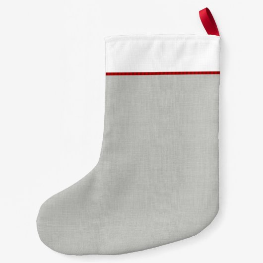 おもしろいな長い髪のダックスフントの漫画のウインナー犬のクリスマス スモールクリスマスストッキング (裏面)