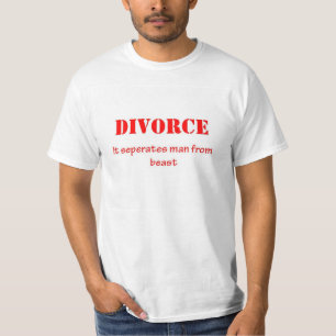 おもしろいな離婚のTシャツ Tシャツ