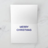 おもしろいな雪だるまのクリスマスカード シーズンカード (内部)