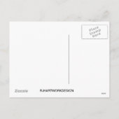 おもしろいな雪だるまのクリスマス シーズンポストカード (裏面)