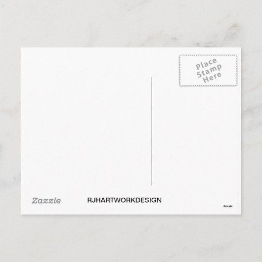 おもしろいな雪だるまのクリスマス シーズンポストカード (裏面)