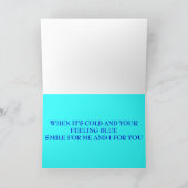 おもしろいな雪だるまカード シーズンカード (内部)