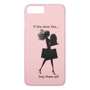 おもしろいな靴の花型女性歌手 iPhone 8 PLUS/7 PLUSケース