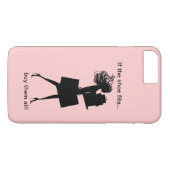 おもしろいな靴の花型女性歌手 Case-Mate iPhoneケース (裏面(横))