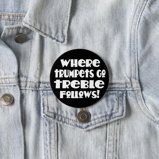 おもしろいな音楽トランペットボタン 缶バッジ (インサイチュ)