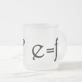 おもしろいな音楽冗談 フロストグラスマグカップ (正面右)