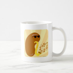 おもしろいな音楽的なフルーツ コーヒーマグカップ