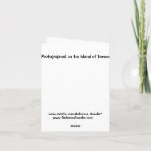 おもしろいな顔の卒業のお祝い カード (裏面)