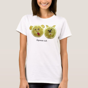 おもしろいな顔レモンフルーツのTシャツ/Apparel Tシャツ