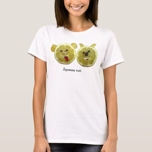おもしろいな顔レモンフルーツのTシャツ/Apparel Tシャツ (正面)