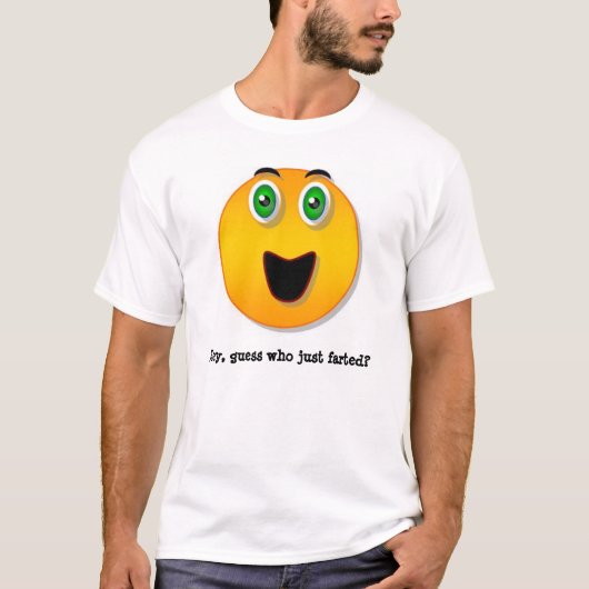 おもしろいな顔-推測Tシャツ Tシャツ (正面)