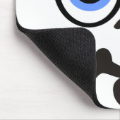 おもしろいな顔#1ライト マウスパッド (コーナー)