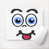 おもしろいな顔#1ライト マウスパッド (マウス)