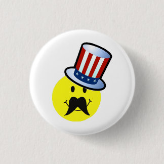 おもしろいな顔Pin/おもしろいな髭Pin 缶バッジ