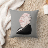 おもしろいな風刺漫画のスリラー映画60年代の枕 クッション (ブランケット)