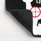 おもしろいな食料雑貨品店の狩りの人の引用文の木びき台のシカ マウスパッド (コーナー)