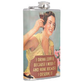 おもしろいな飲む引用文 フラスク (右)