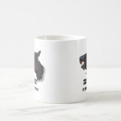 おもしろいな馬の常習者 コーヒーマグカップ (中央)