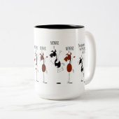 おもしろいな馬の投票の漫画 ツートーンマグカップ (正面右)