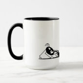 おもしろいな馬の漫画 マグカップ (左)